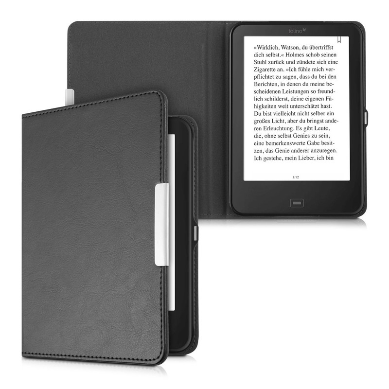 kwmobile Flip Case Compatible with Tolino Shine 2 HD Case
