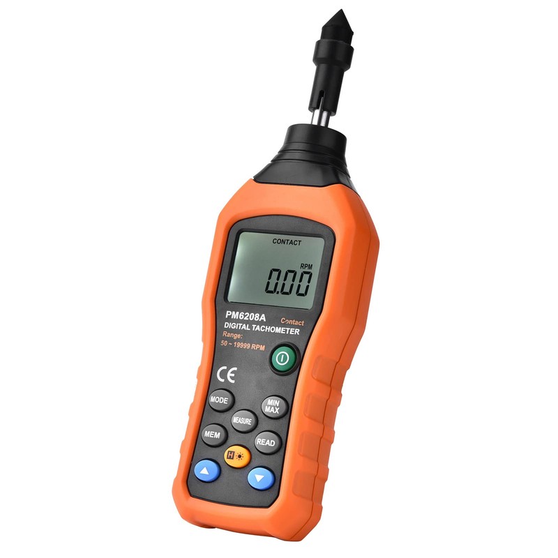 YWBL-WH PM6208A -Type Digital Tachometer Meter Motor Speed Gauge Tester
