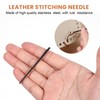 2 Pcs Sewing Leather Needle Manual Lacing Threading Knitting Leather