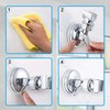 Adjustable Shower Head Holder, Removable Suction Cup Shower Head Bracket