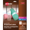 Avery Water Resistant Durable Wraparound Labels, 9.75” X 1.25” Labels
