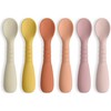 ME.FAN - Cucharas de alimentación de silicona para bebé, paquete