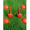 NsyStake 6 Pack Orange Survey Markers in Metals/Survey Stake/Property Marker/Ground