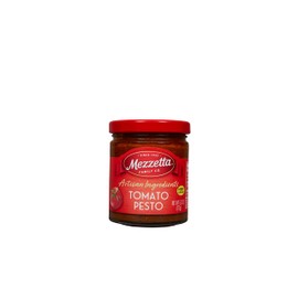 Mezzetta Artisan Ingredients Tomato Pesto 6.25 Ounce Jar - Sun-Dried Tomatoes & Extra Virgin Olive Oil with Parmesan, Pine Nuts & Fresh Basil - Perfect Pesto Sauce for Pasta - Rich Flavor (Pack of 6)