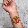 4 x 'Bulldog Love Note' Temporary Tattoos - Water Resistant,