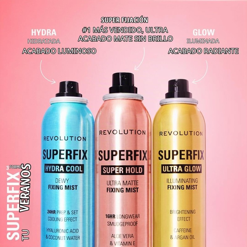 Fijador de maquillaje, Super Fix, Make Up Revolution