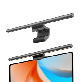 Monitor Light Bar Touch Control, YEELIGHT 250LM & 1500LUX Computer Desk Lamp, USB-Powered LED Screen Bar, Stepless Dimming Adjustable Color Temperature, No Glare Eye-Care Lighting for Home Office Work