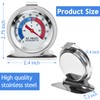 12 Pack Refrigerator Freezer Thermometer Large Dial Fridge Thermometer with