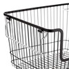 Lakeland Large Multi-Purpose Stackable Wire Storage Basket With Carry Handles