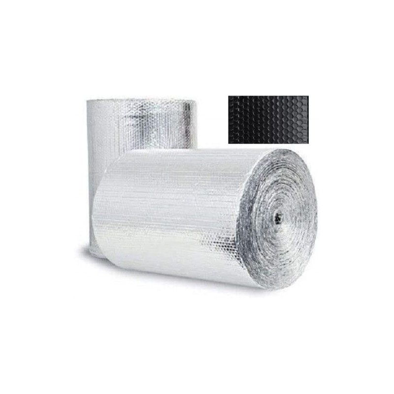 Trade Winds Insulation Roll 4x25 100SF R8 - Black/Silver Foil