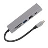 USB C Hub 6 in 1 Aluminum Alloy 100W PD