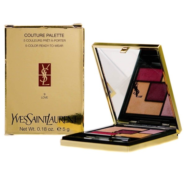 Yves Saint Laurent Couture Palette (5 Colors Ready to Wear) #09 (Love/Rose Baby Doll) 0.2 oz (5 g)