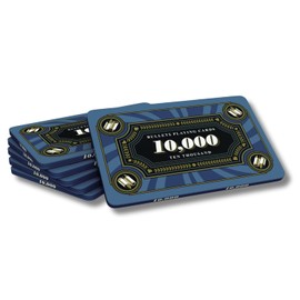 Bullets Playing Cards - Ceramic Poker Plaque Silvio - with Values - Set of 6 (10k)