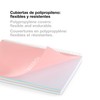 Miquelrius Spiral Bound Plastic Notebook, 160 Sheets, 8 Colours, Squared