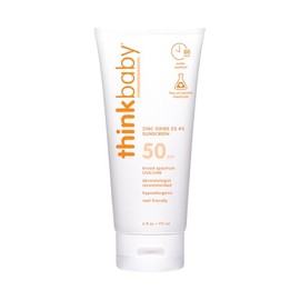 THINK - baby Safe Sunscreen SPF 50+ - 6oz Family Size - 6oz - Family Favorite