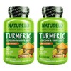 NATURELO Organic Turmeric Curcumin - BioPerine for Better Absorption -