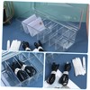 Operitacx 2 Pcs Cable Organizer Box with Lid Transparent Storage