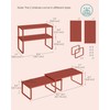 SONGMICS Cabinet Organizer Shelf, Set of 2 Kitchen Counter Shelves,