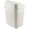 KADAX Rubbish Bin with Swing Lid, Waste Bin with Lid,