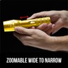 GORILLA GRIP Powerful LED Tactical Flashlight, 750 FT High Lumens