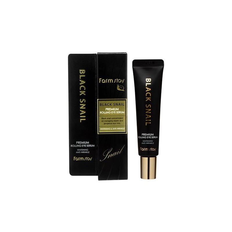 Farm Stay 팜스테이 블랙 스네일 프리미엄 롤링 아이세럼 25ml Farm