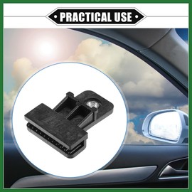 Motoforti 4 Pcs Window Door Glass Channel Retainer Clip, 2.01"x1.57"x0.67" Glass Regulator Holder Sash Clip Universal for Car Truck Van Durable Plastic Black Long-lasting