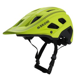 Bike Helmet (Yellow Black, M: 54-58 cm)