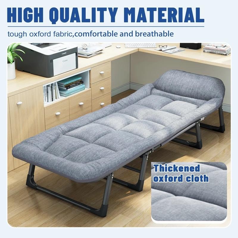 Sleeping Cots for Adults 6 Positions, Portable & Foldable Bed