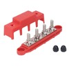 2pcs Power Distribution Block M8 Screw 4 Terminal Terminal Block