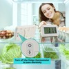 Fridge Thermometers Digital Refrigerator Thermometer, Waterproof Freezer Digital Fridge Thermometer,High