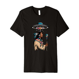 Peace Pipe to the Pleiades: First Nations, First Contact Premium T-Shirt