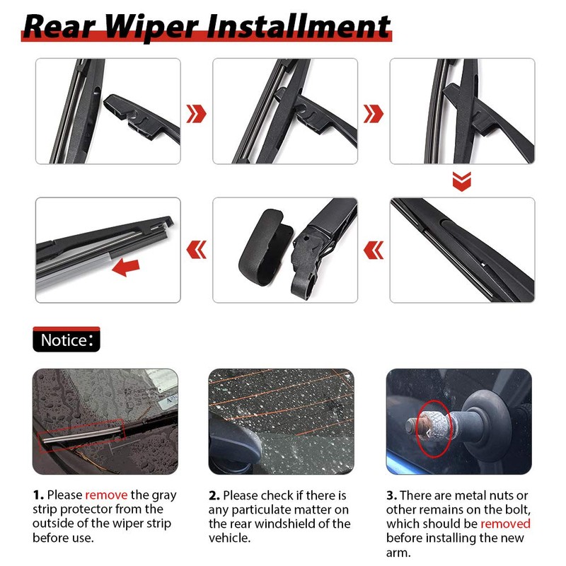 Replacement for Acura RDX 2007-2018, TSX 2011-2014 OTUAYAUTO Rear Windshield