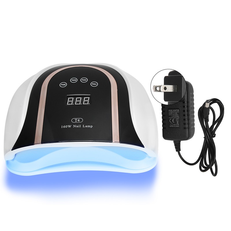 T4 160W 54pcs LED Nail Light Two Hands Nail Gel