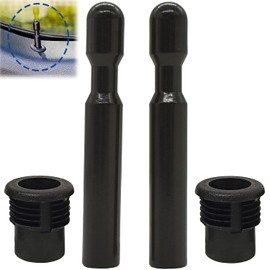 FODZ-5421850-A - 2 pomos de bloqueo de puerta + 2 fundas para pomos de puerta para Ford F150, Explorer