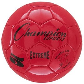 Extreme Series Soccer Ball, Size 3 - Youth League, All Weather, Soft Touch, Maximum Air Retention - Kick Balls for Kids Under 8 - Competitive and Recreational Futbol Games, Red