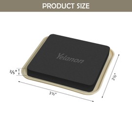 Yelanon Furniture Sliders, 20 pcs-3 1/2” Square Beige Furniture Sliders for Carpet, Furniture Pads for Hardwoods Floors，Furniture Movers Sliders, Reusable Moving Pads, Floor Protectors for Carpet