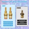 Brass 1-001 & Brass 1-002 Ceramic Valve Cartridge Set, Replacement