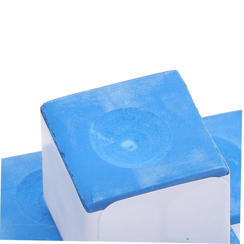 NOLITOY 12Pcs Professional Billiard Cue Chalk Cubes Durable Snooker Pool