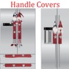 6 Pcs/Set Christmas Refrigerator Door Handle Covers Faceless Dwarf Antiskid