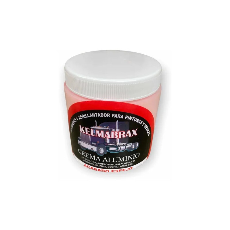 Crema Para Pulir Aluminio Acero Acrílico Cromo Cobre 400gr