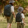 TINYAT Hiking Backpack for Men and Women, Water Resistant Travel
