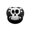 Billy Bob BLACK PIRATE SKULL PACIFIER Baby Pacifier 90049 Original