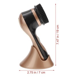 SOLUSTRE Electric Shoe Shine Kit - Mini Portable Handheld Shoe Cleaner with Brush & Polisher for Leather Bag Sofa