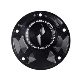 VITINO Fuel Tank Cap Motorcycle Gas Tank Cover Fit for Ducati Monster 797 821 1200 for Yamaha MT01 MT03 MT09 XSR900 (Black)