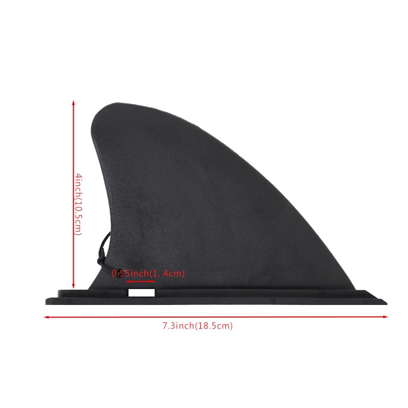 HEYTUR Surf & SUP Single Fin Detachable Center Fin for