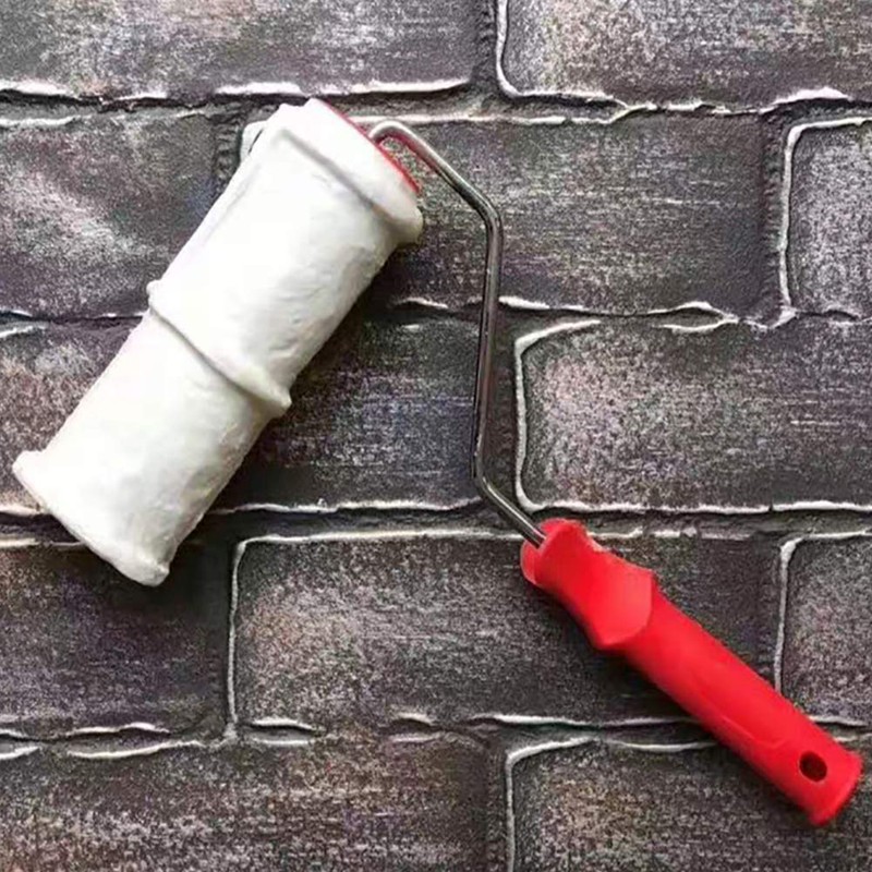 8 Inch Brick Embossing Roller for Wall Decoration, Imitation Brick