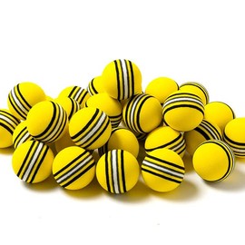 Soft Golf Balls 30-Piece Set for Practice Indoor Practice Golf Blue Red Yellow Sports Equipment Lightweight Balls Safe (Yellow)