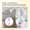 Vierone 2 Pcs Toilet Seat Hinges, Replacement Fittings, Easy &