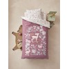 VERTBAUDET Children's Bed Linen Set, Wonderland, Plum, 140 x 200