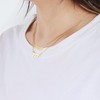 2 Pcs Angel Number Necklaces for Women Gold Stainless Steel